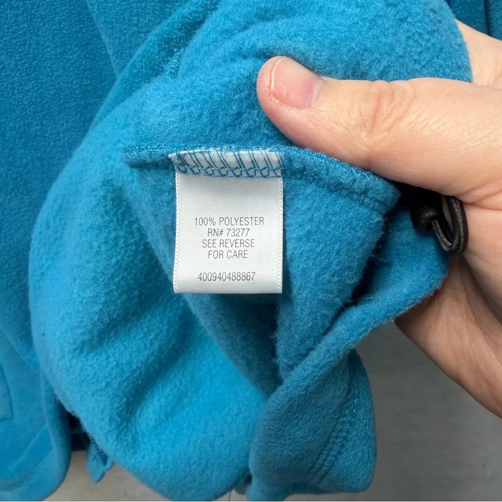 NWT Croft & Barrow Men’s Arctic Fleece Quarter-Zip Pullover Jacket XL Teal Blue - Picture 6 of 10